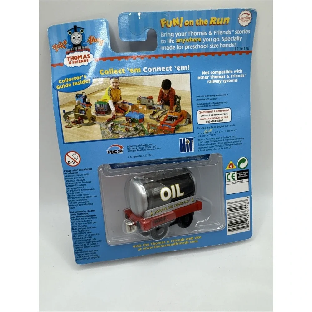 Thomas the Tank &‎ Friends Take Along Train Sodor Oil Car Die Cast 2005 NIB